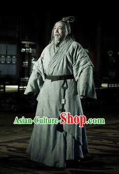 Han Dynasty China Elder Hanfu Clothing for Men