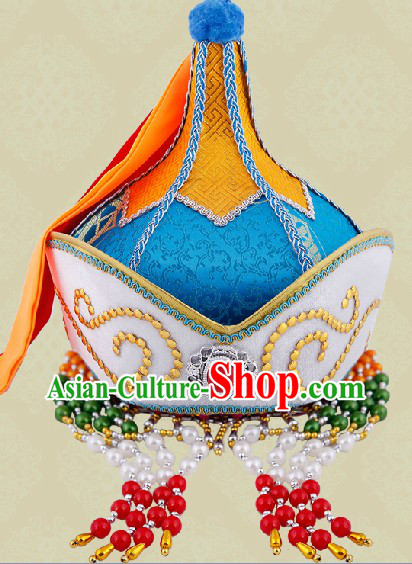 Handmade Traditional Mongolian Headdress for Women