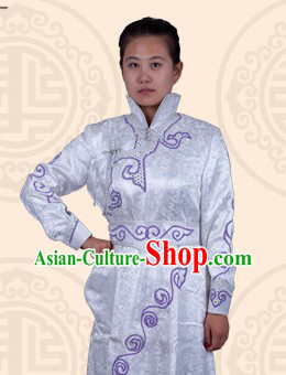 Traditional Chinese Mongolian Stage Performance Dance Costumes for Women
