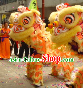 Lovely HOK SAN Supreme Lion Dance Costumes Complete Set