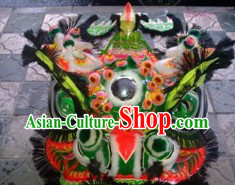 Traditional Fut San Style Lion Dance Costumes Complete Set