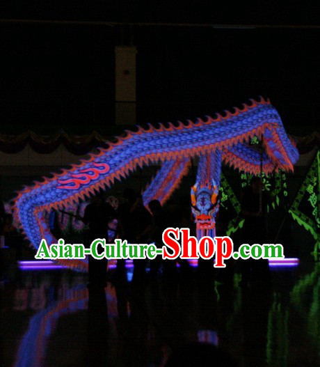 Competition Celebration and Parade Glow in Dark Dragon Dance Costumes Complete Set