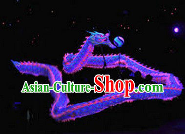Competition and Parade Illuminated Dragon Dance Costumes Complete Set for 7-8 People