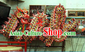 Top Luminous Dragon Dance Costume for 9-10 People