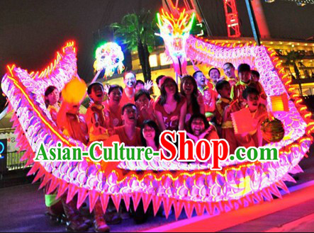 Classic Luminous Dragon Dance Head and Costume Complete Set