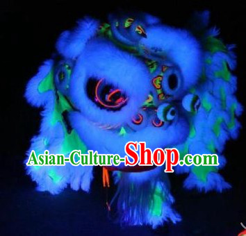 Luminous Lion Dance Head and Tail Pants Costume Complete Set