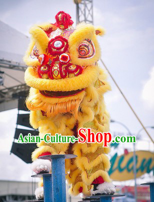 Chinese New Year Supreme Opening and Festival Celebration Lion Dance Costumes Complete Set