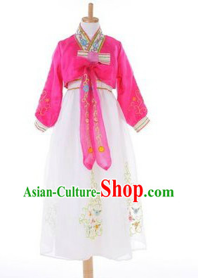 Traditional Chinese Korean Nationality Clothing for Kids