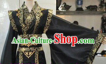 Ancient Chinese Black Cosplay for Men