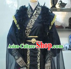 Ancient Chinese Style Black Hierarch Costumes for Men