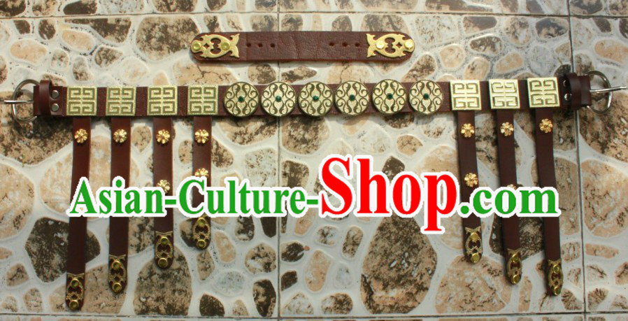 Chinese Tang Song Dynasty Handmade Hanfu Belt for Men