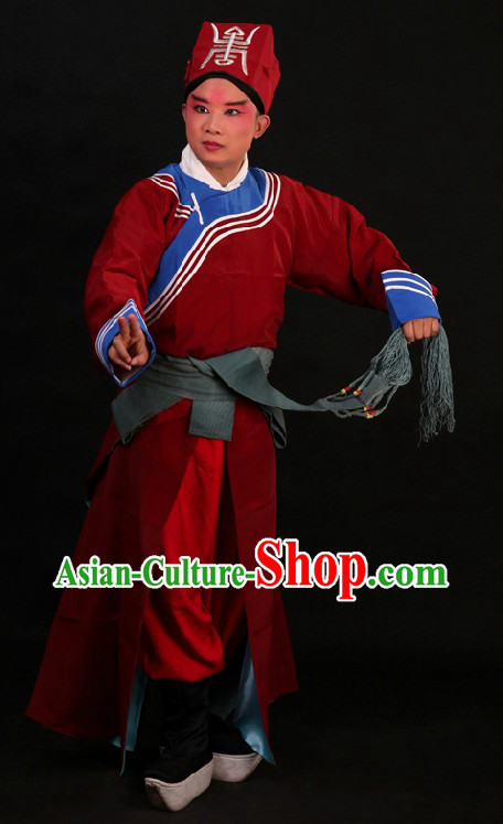 Ancient Chinese Policeman Costumes and Hat for Men