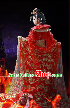 Chinese Classic Red Empress Wedding Dress