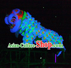 Luminous Supreme Business Promotion and Celebration Lion Dance Costume Complete Set