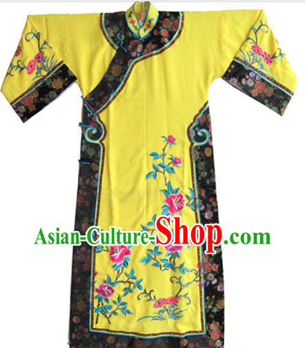 Traditional Chinese Opera Manchu Qing Dynasty Cheongsam Qipao for Women