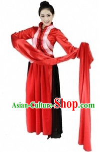 Long Sleeve Chinese Classical Dancing Costumes for Women