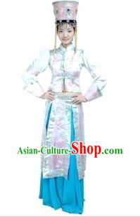 Chinese Mongolian Dancing Costumes for Women