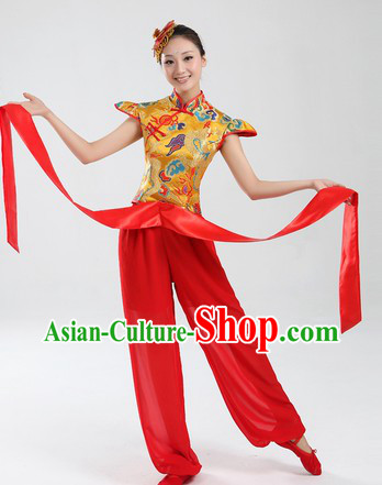 Traditional Chinese Yangge Dance Costumes for Women