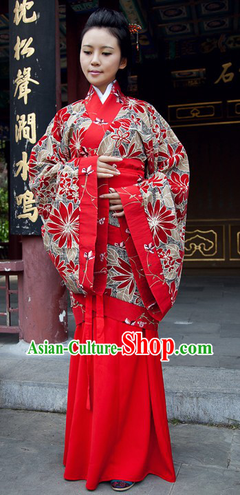 Traditional Chinese Hanfu Guzhuang Clothing for Women