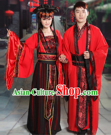 Ancient Chinese Red Wedding Dresses