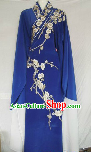 Ancient Chinese Embroidered Plum Blossom Young Men Long Robe