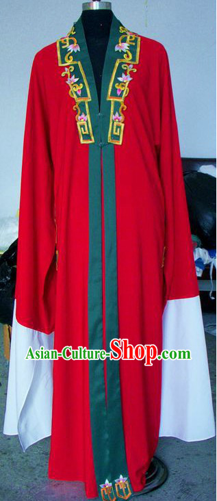 Ancient Chinese Red Long Sleeve Robe for Women
