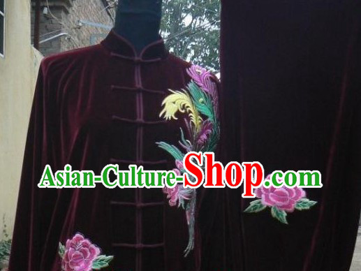 Traditional Chinese Velvet Tai Chi Competition Uniform