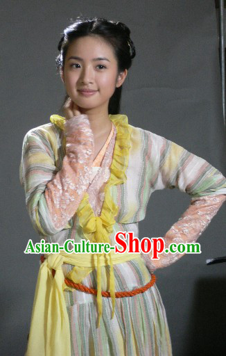 Legend of the Condor Heroes Huang Rong Costume Complete Set