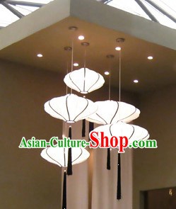 Traditional Chinese White Handmade Hanging Palace Lantern