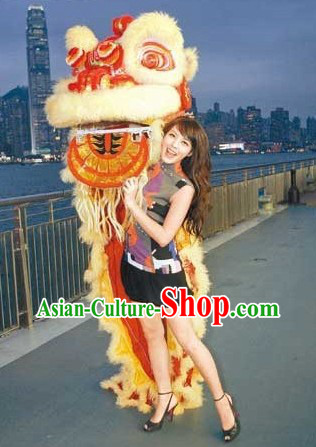 Classic HOK SAN Chinese Lion Dancing Costume Complete Set