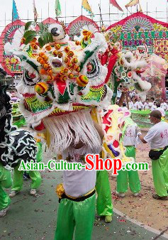 Cultural Chinese Lion Dance Costume Supplies