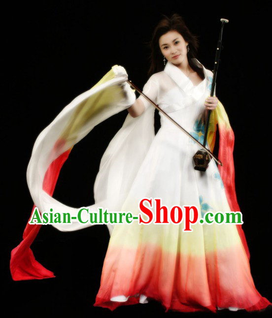 Colour Transition Han Fu Beauty Musicial Costume Complete Set for Women