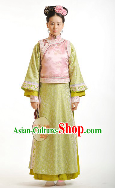 Bu Bu Jing Xin Liu Shi Shi Cecilia Qing Imperial Lord Robe and Qi Tou Accessories