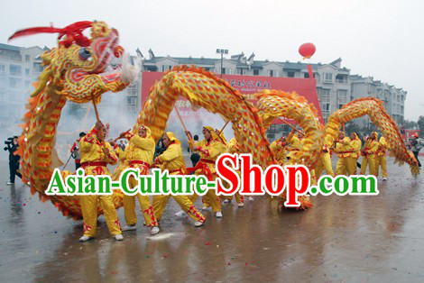 Beijing 2008 Olympic Games Chongqing Style Tongliang Dragon Dance Costume for 14 People