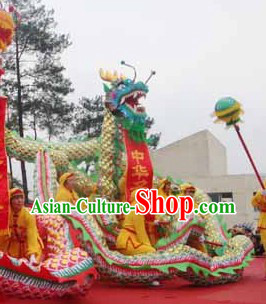 Traditional Chinese Armor Dragon Dance Costume Complete Set