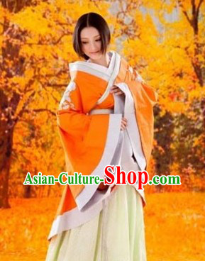 Ancient Chinese Autumn Hanfu Clothing for Women