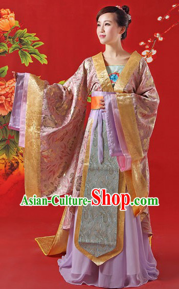 Ancient Chinese Tang Dynasty Princess Clothing Complete Set