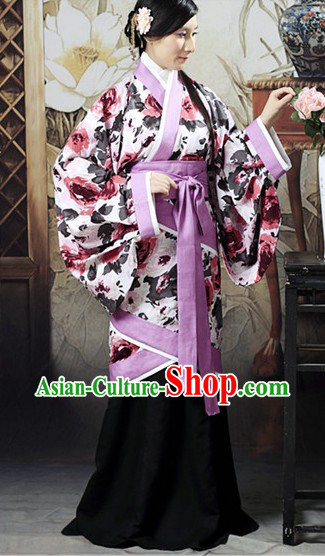 Ancient Chinese Floral Costumes Skirt for Women
