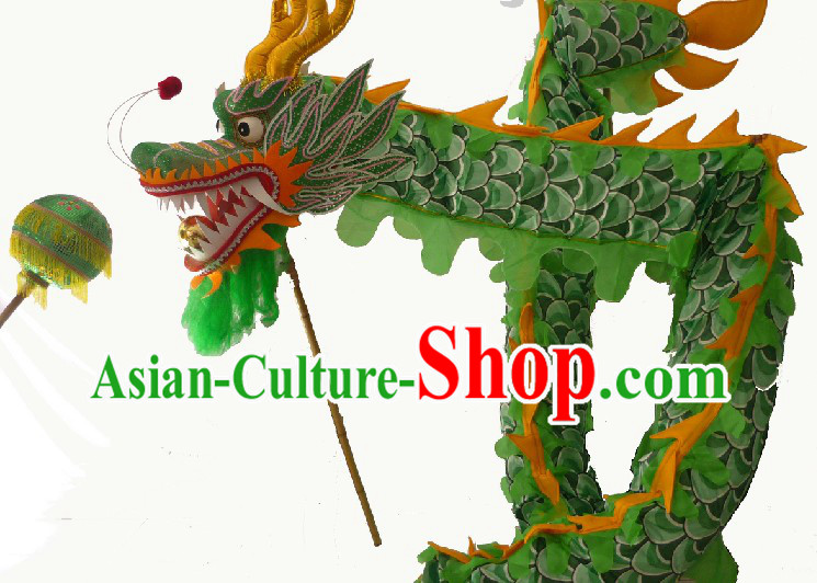 65 Meters Long Chinese Classical Dragon Dancing Costumes for 33-34 People