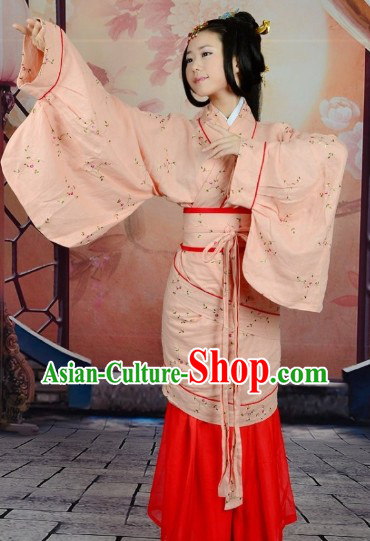 Traditional Ancient Chinese Han Dynasty Attire Clothing for Women