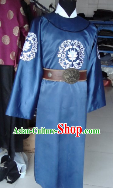 Ancient Chinese Di Ren Jie Detective Costumes and and Hat for Men