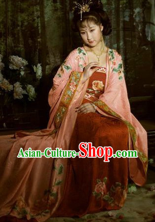 Tang Dynasty Chinese Princess Imperial Clothes Suit for Women