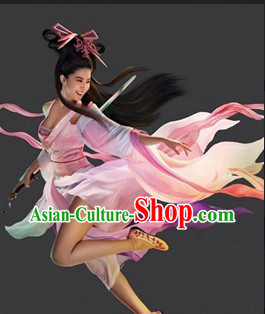 The Enchanting Shadow Nie Xiaoqian Costumes and Wig Complete Set