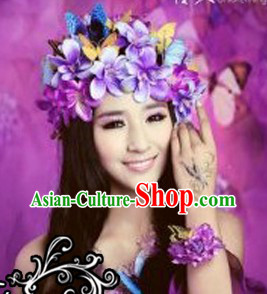 Romantic Flower and Butterfly Hair Accessories
