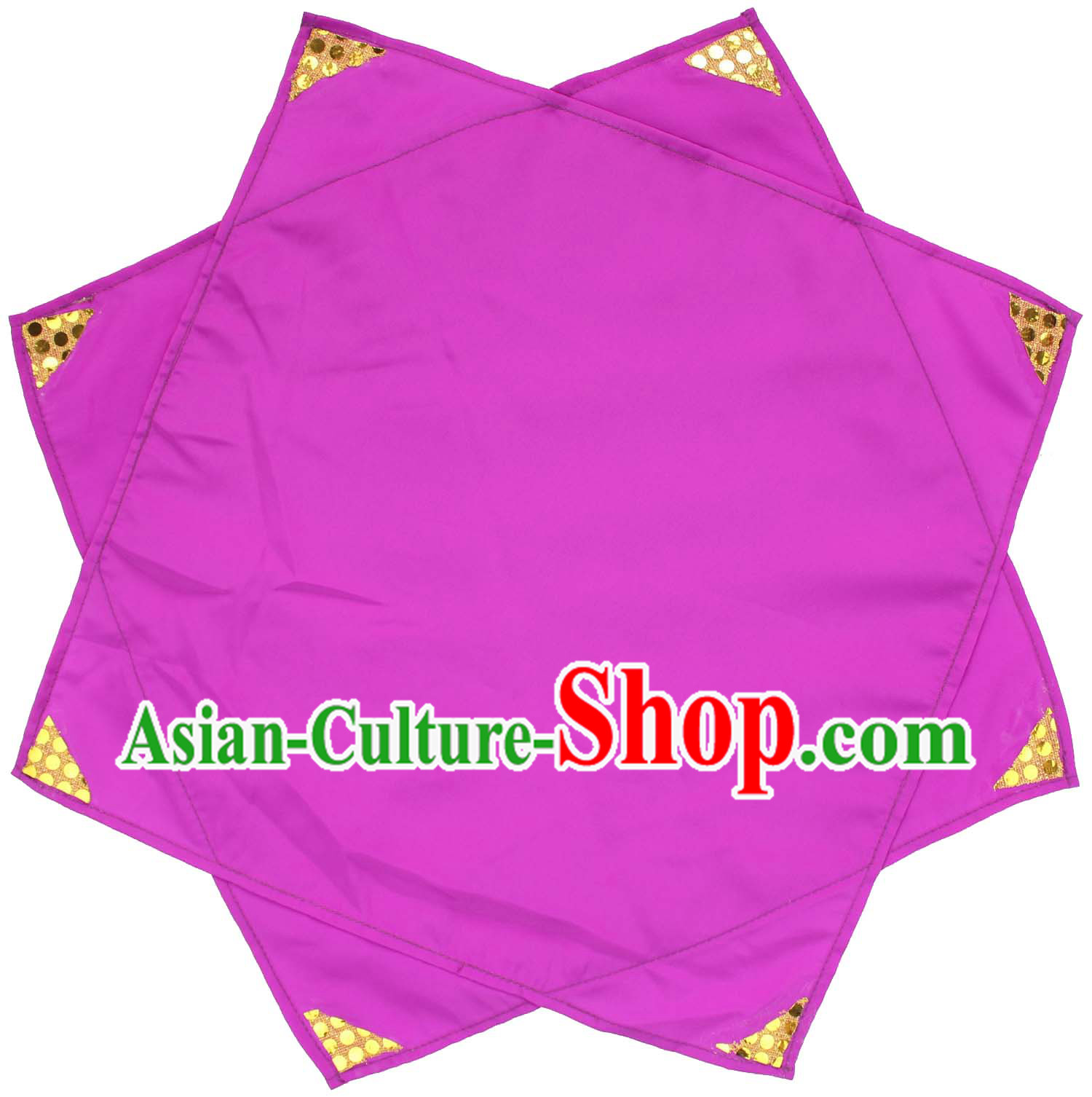 Traditional Chinese Purple Classical Dance Handkerchief