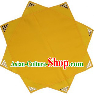Traditional Chinese Yellow Folk Dance Handkerchief