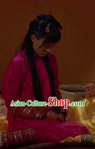 Qing Dynasty Chinese Zhong Yi Inside Outfit for Women