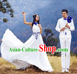 Photography Studio Use Wedding Dresses Clothing for Men and Women