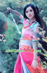 Ancient Chinese Fairy Swordswoman Knight Costume