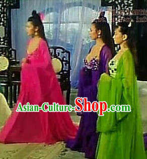 Ancient Chinese Alluring Woman Costume (10 Colours are Available)